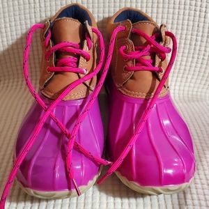 Hilfiger Duck Boots.. Pink